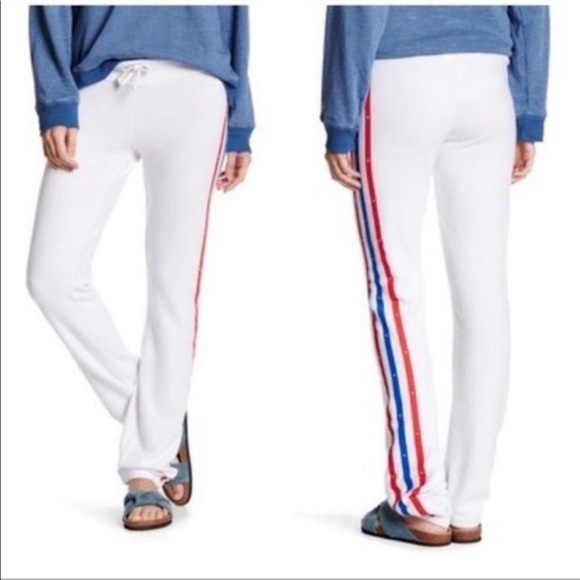 Wildfox Pants - ✨Wildfox Patriotic jogger Pants NWT ✨